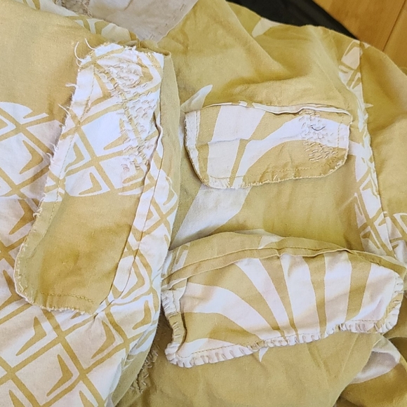 New Magnolia Pearl Emery Pineapple Coat Beverly OS trenchcoat artist smock surf - Picture 14 of 17